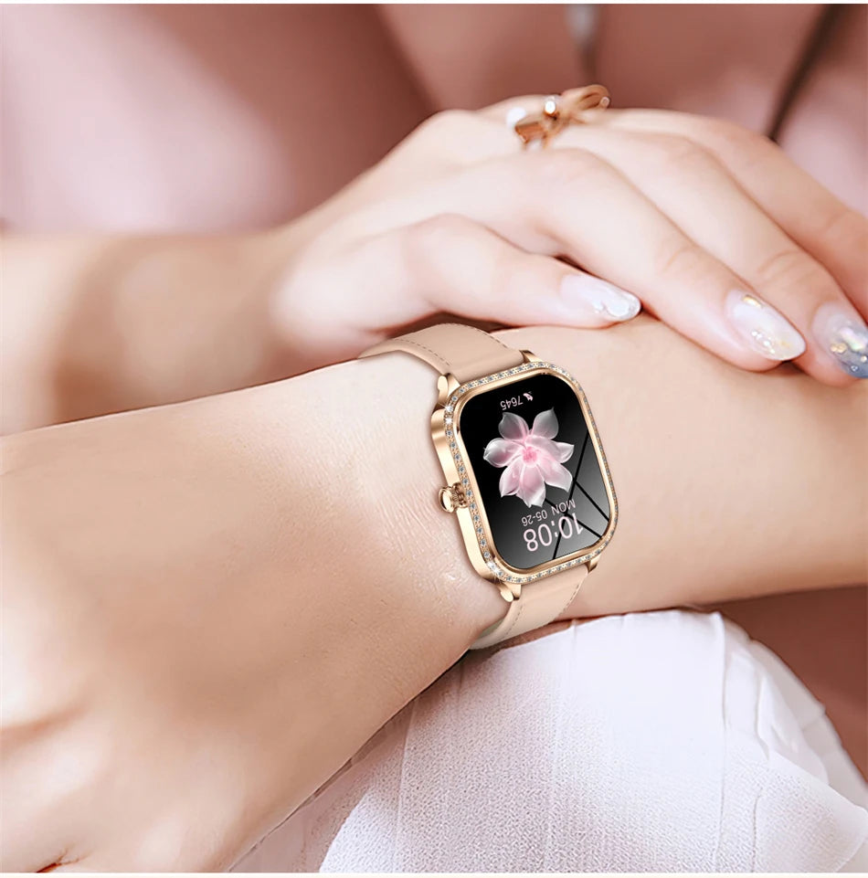 LIGE Women’s Waterproof Smartwatch – Bluetooth Call, Fitness Tracker & Heart Rate Monitor
