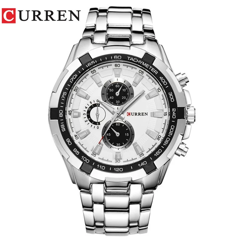 CURREN Large Dial Fashion Quartz Watch for Men – Waterproof Business Leisure Wristwatch