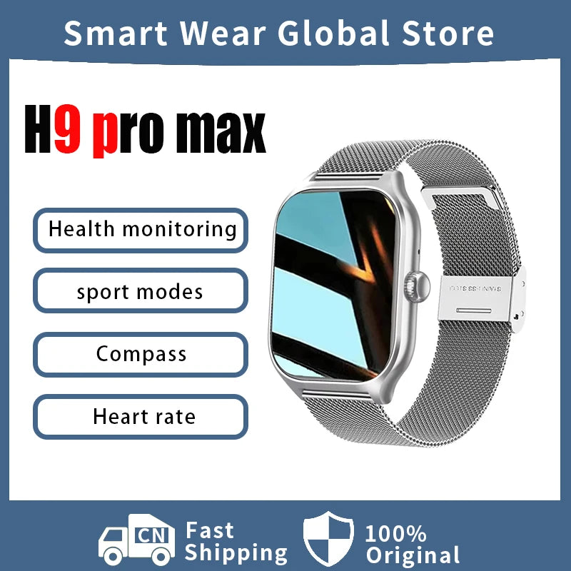 Luxorive TitanView Pro Max 2.01” – Ultra HD Smart Calling Fitness Watch (2025 Edition)