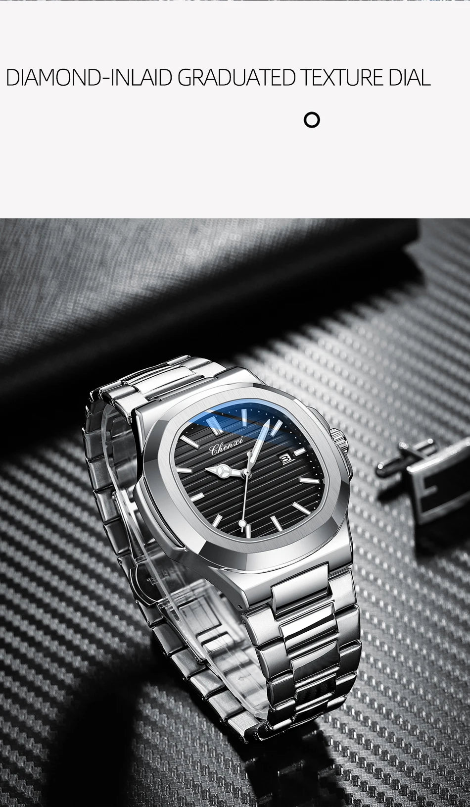 CHENXI Couple Watches Pair Men And Women Fashion Luxury Quartz Wristwatches Ladies Clock 2023 New Product His Hers Watch Sets