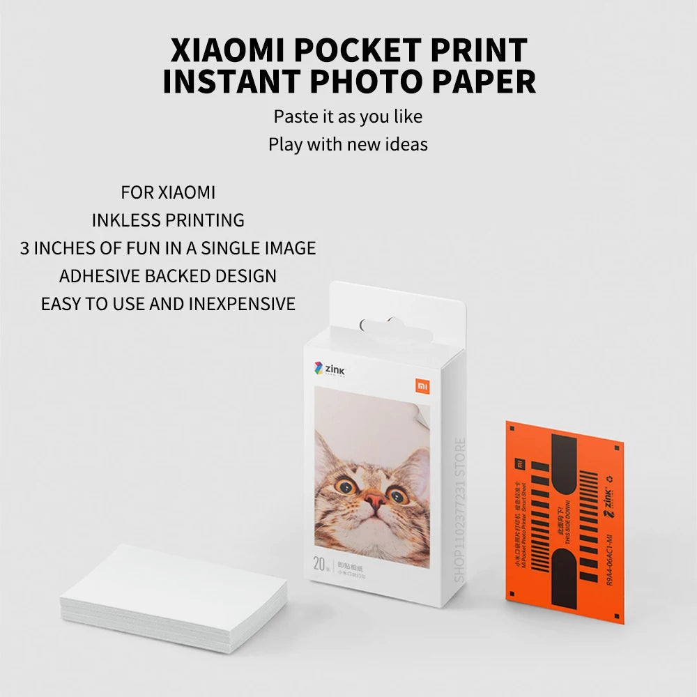Xiaomi AR 300dpi Mini Photo Printer – Portable Pocket Printer
