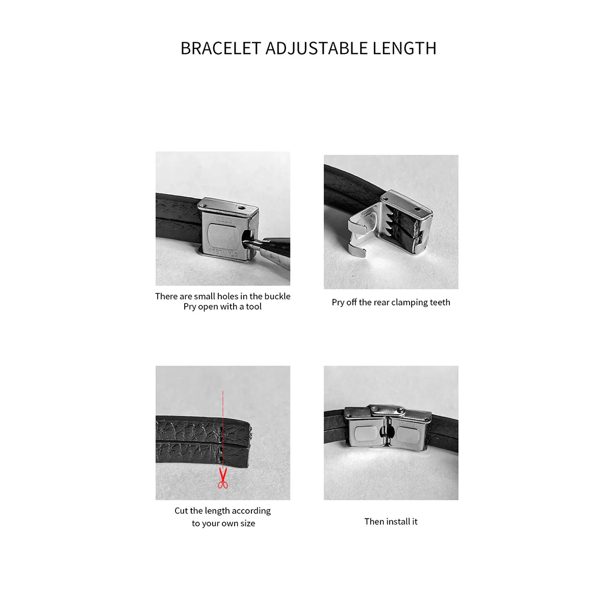 TOMI New 2PCS Men's Gift Box Watch Bracelet Simple and Fashionable Hollow out Versatile Black Strap Men's Quartz Watch Reloj