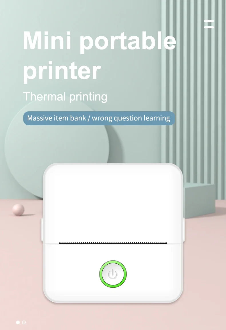 X6 Mini HD Thermal Printer – Portable Bluetooth Sticker Maker