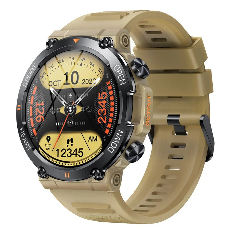 Luxorive K56Pro Smartwatch – 1.39" HD Display, Heart Rate, Bluetooth, 400mAh Battery, Sports & Outdoor Use