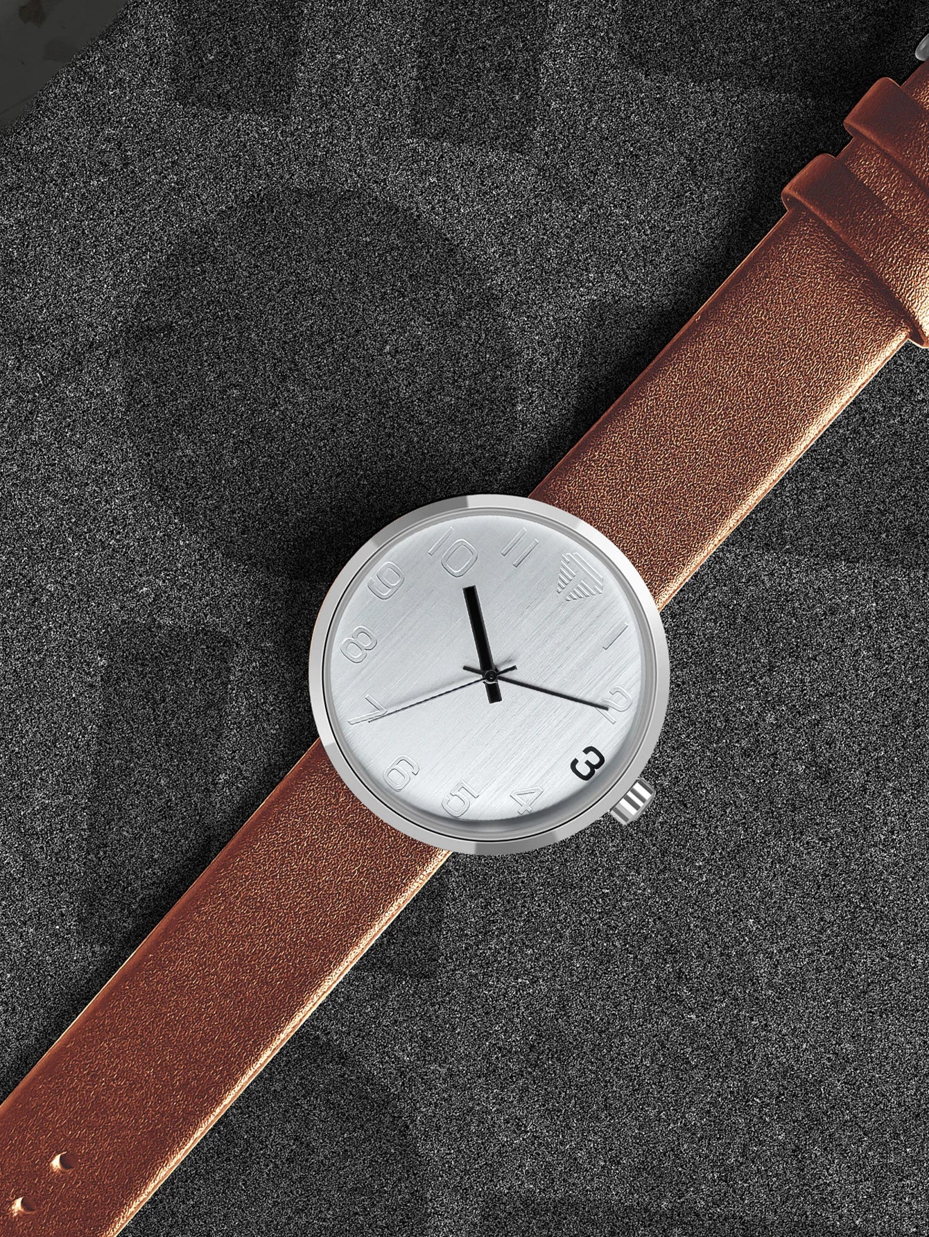 TOMI Men's Watch Luxury Brown Belt Quartz Watch Men's and Women's Leisure Simple Watch Men's Watch Gift