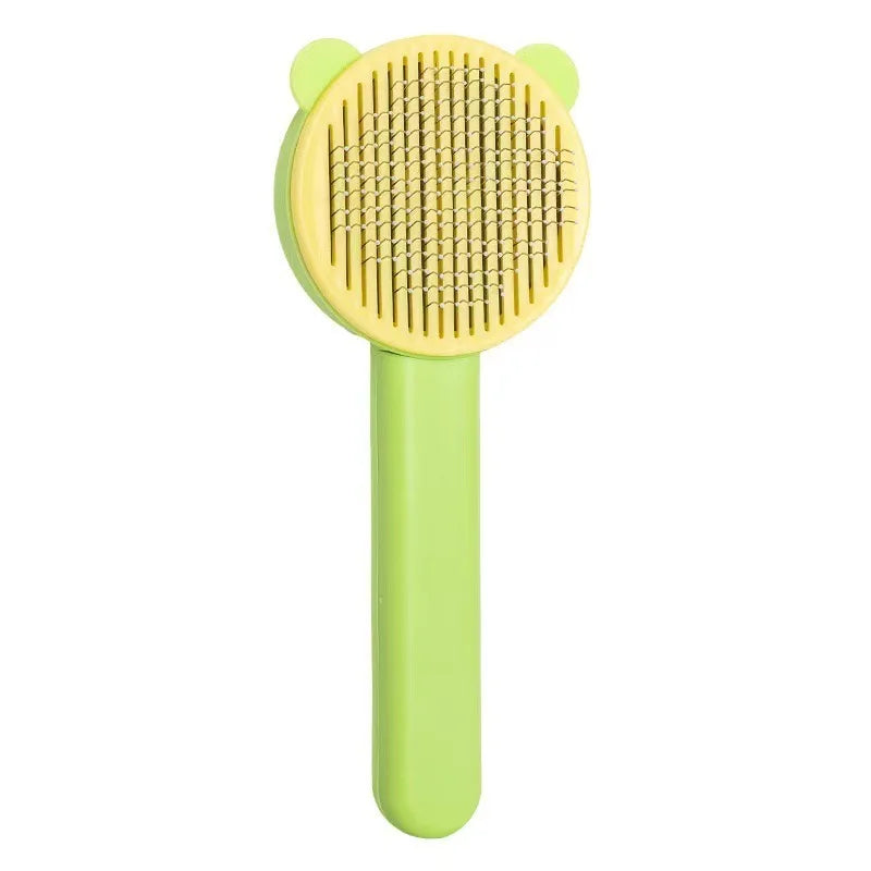 Pet Hair Remover Brush – Self-Cleaning Comb for Cats & Dogs
