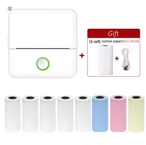 X6 Mini HD Thermal Printer – Portable Bluetooth Sticker Maker