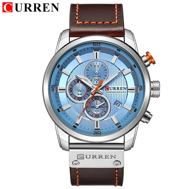 CURREN Fashion Date Quartz Men's Luxury Chronograph Sport Watch – Top Brand
