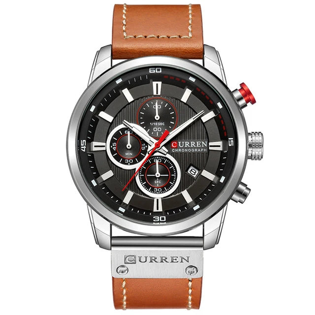 CURREN Fashion Date Quartz Men's Luxury Chronograph Sport Watch – Top Brand