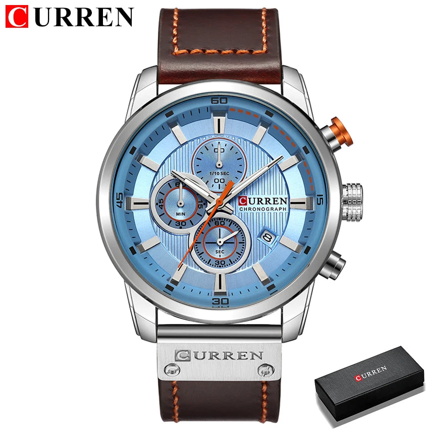 CURREN Fashion Date Quartz Men's Luxury Chronograph Sport Watch – Top Brand