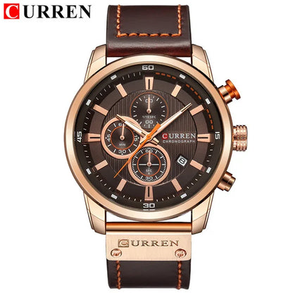 CURREN Fashion Date Quartz Men's Luxury Chronograph Sport Watch – Top Brand