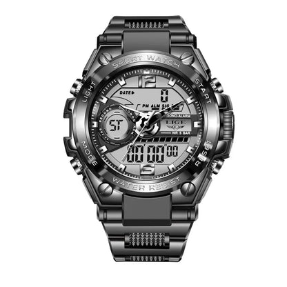 LIGE Military LED Digital Watch – rugged, oversized, and built for adventure.