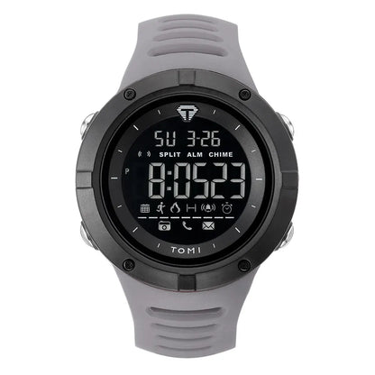 TOMI Men's Watch Night Glow Waterproof Fashion Digital TPU Material Sports Watch