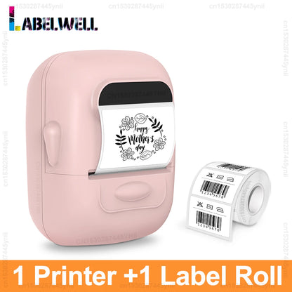 P50 Mini Thermal Label Printer – Portable Barcode & QR Maker