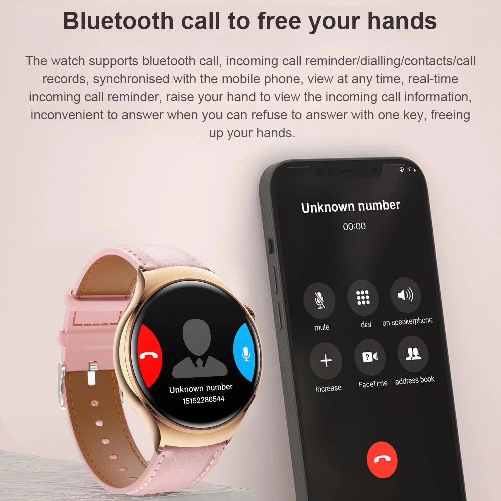 Luxorive Smartwatch 4 Mini – Bluetooth Calling, GPS, NFC & Health Tracking Watchify 