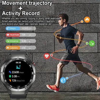 Luxorive GT5 Pro Smartwatch – GPS, AMOLED, Heart Rate, Bluetooth Call, Waterproof