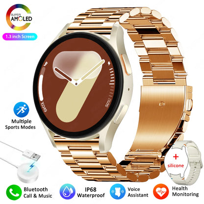 Luxorive AstroFit 7 ⌚ – AMOLED HD Smartwatch with Compass, Bluetooth Calling & Fitness Tracker