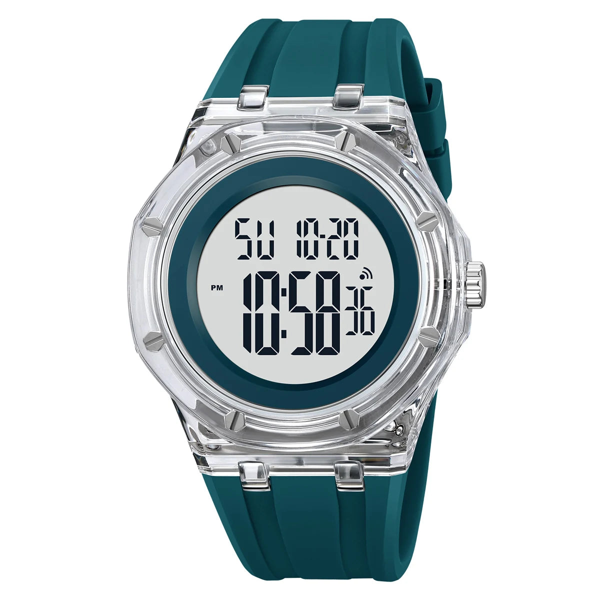 SKMEI Sports Digital Quartz Watch for Men & Women – Waterproof LED Casual Wristwatch with Week & Date Display