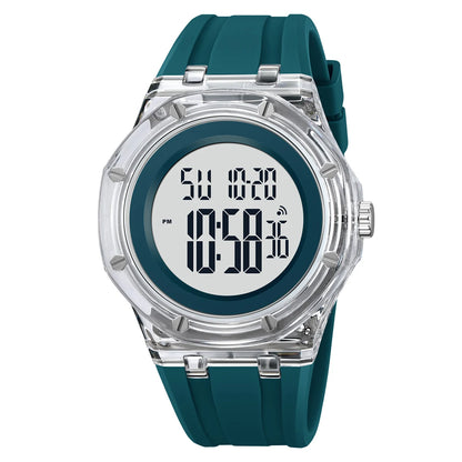 SKMEI Sports Digital Quartz Watch for Men & Women – Waterproof LED Casual Wristwatch with Week & Date Display
