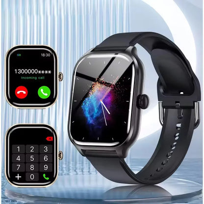 Luxorive GTS Smartwatch – 2.01" HD Display, Bluetooth Call, GPS, NFC, 100+ Sport Modes for Men & Women