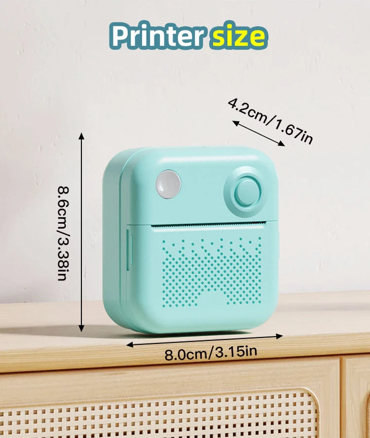 Dolewa D3 Mini Thermal Printer – Labels & Photo Printing