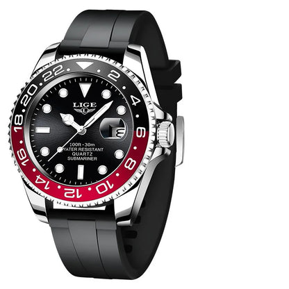 LIGE 2025 — a modern, luxurious men’s quartz wristwatch designed for style, function, and everyday elegance.
