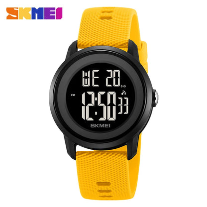 SKMEI 2218 Waterproof Fashion Digital Sports Watch for Men & Women – LED Display, Alarm