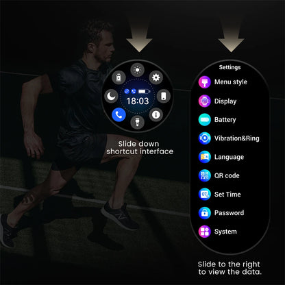 Luxorive GT5 Pro Smartwatch – GPS, AMOLED, Heart Rate, Bluetooth Call, Waterproof