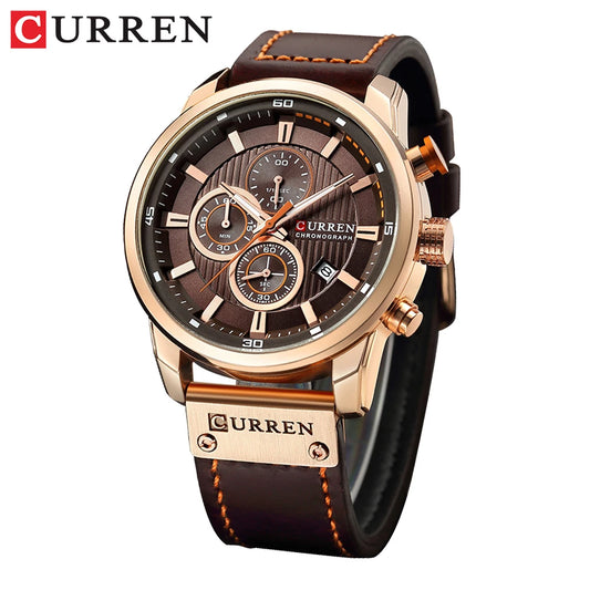 CURREN Fashion Date Quartz Men's Luxury Chronograph Sport Watch – Top Brand