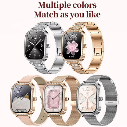 LIGE Women’s Waterproof Smartwatch – Bluetooth Call, Fitness Tracker & Heart Rate Monitor