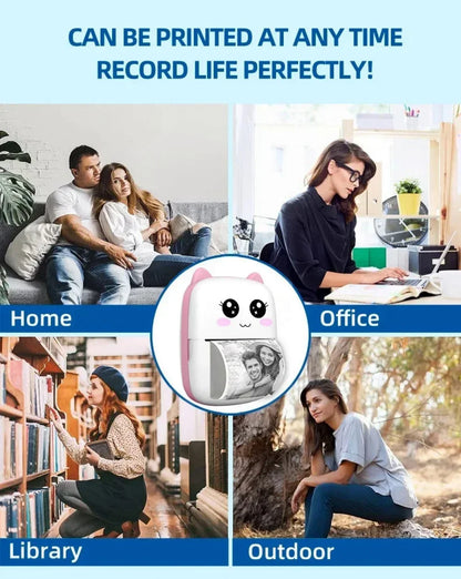 C15 Mini Thermal Bluetooth Printer – Inkless & Portable