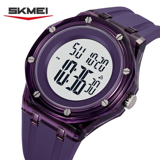 SKMEI Sports Digital Quartz Watch for Men & Women – Waterproof LED Casual Wristwatch with Week & Date Display