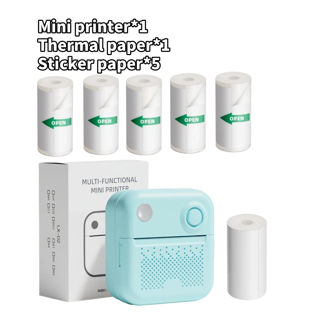 Dolewa D3 Mini Thermal Printer – Labels & Photo Printing