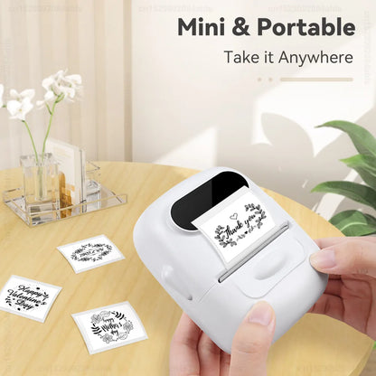 P50 Mini Thermal Label Printer – Portable Barcode & QR Maker