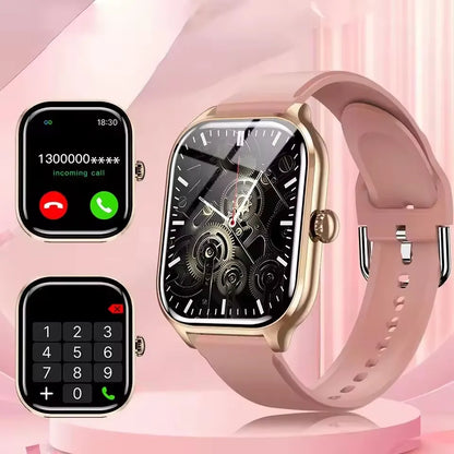 Luxorive GTS Smartwatch – 2.01" HD Display, Bluetooth Call, GPS, NFC, 100+ Sport Modes for Men & Women