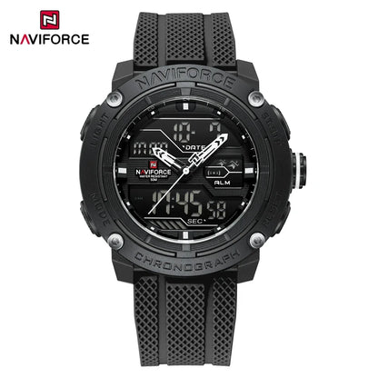 🕰️ NAVIFORCE Luxury Brand Men's Sport Watches Men Dual Display LED Digital Waterproof Leather Strap Quartz Military Watch Man Clock








NAVIFORCE Luxury Brand Men's Sport Watches Men Dual Display LED Digital Waterpro