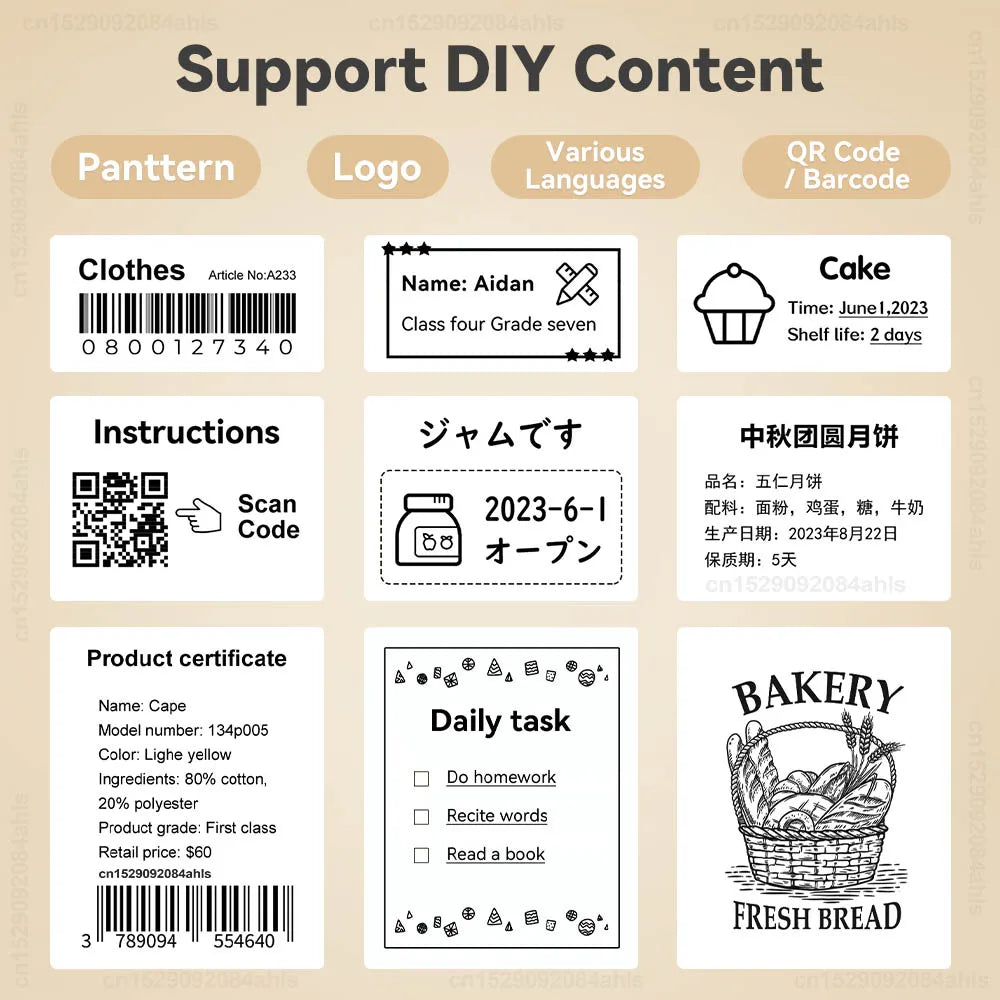 P50 Mini Thermal Label Printer – Portable Barcode & QR Maker