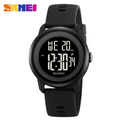 SKMEI 2218 Waterproof Fashion Digital Sports Watch for Men & Women – LED Display, Alarm