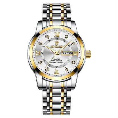 Luxorive DeepTrek Diver – 30ATM Luxury Quartz Sport Watch for Men