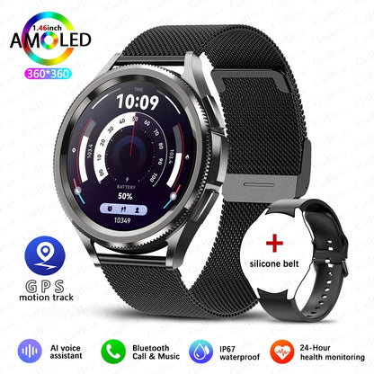 Luxorive Smartwatch – Men & Women | Bluetooth Call, Health & Fitness Tracker – 2025