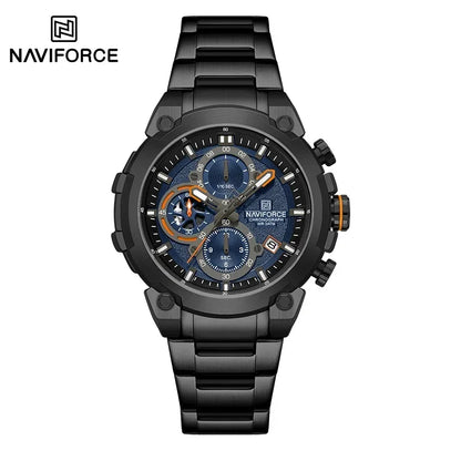 NAVIFORCE Quartz Watch Men Sport Military Waterproof Watches Mens Business Stainless Steel Wristwatch Male Clock reloj hombre