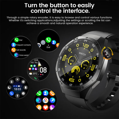 Luxorive GT5 Pro Smartwatch – GPS, AMOLED, Heart Rate, Bluetooth Call, Waterproof