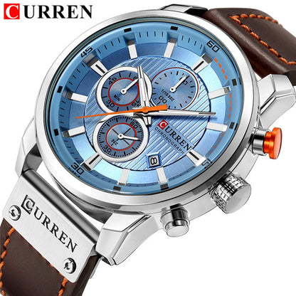 CURREN Fashion Date Quartz Men's Luxury Chronograph Sport Watch – Top Brand