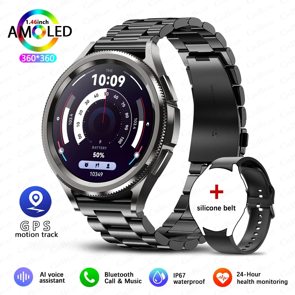 Luxorive Smartwatch – Men & Women | Bluetooth Call, Health & Fitness Tracker – 2025