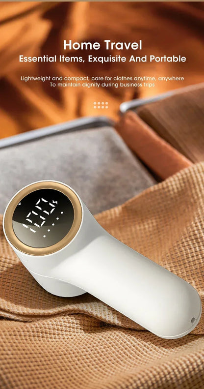 Electric Lint Remover HairBall Trimmer Sweater Defuzzer Intelligent Digital Display Lints Shaver Trimmer USB Charge 5 Gears