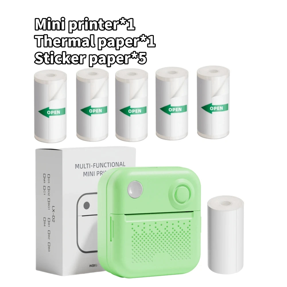 Dolewa D3 Mini Thermal Printer – Labels & Photo Printing