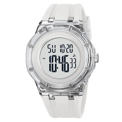 SKMEI Sports Digital Quartz Watch for Men & Women – Waterproof LED Casual Wristwatch with Week & Date Display