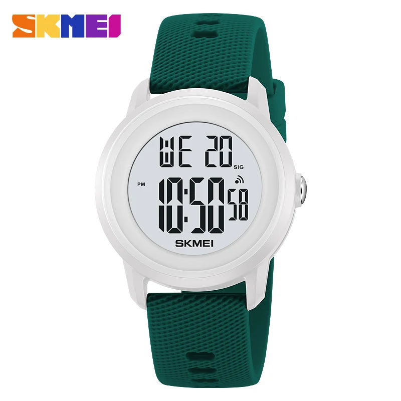 SKMEI 2218 Waterproof Fashion Digital Sports Watch for Men & Women – LED Display, Alarm