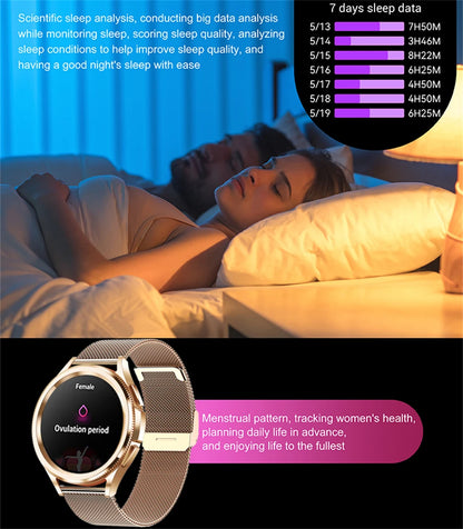 Luxorive Smartwatch – Men & Women | Bluetooth Call, Health & Fitness Tracker – 2025