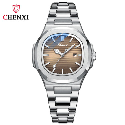 CHENXI Couple Watches Pair Men And Women Fashion Luxury Quartz Wristwatches Ladies Clock 2023 New Product His Hers Watch Sets